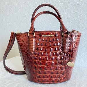 Brahmin pecan Small Bowie Satchel